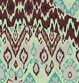colored ethnic print pattern abstract background vector image vector image