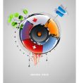grunge background vector image vector image