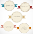 vintage labels vector image vector image