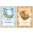 easter greeting card vector image vector image