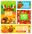 viva mexican cinco de mayo mexico holiday fiesta vector image vector image