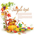 autumn harvest vector image