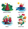vietnam 2x2 design concept vector image