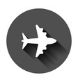 airplane sign icon airport plane business vector image