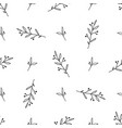 hand drawn floral seamless pattern vector image