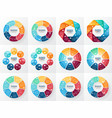 infographics set collection of templates vector image