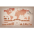 travel preview vector image