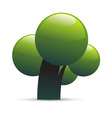 tree icon vector image vector image