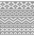 seamless knitted pattern vector image