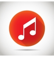 music note icon vector image