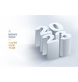 2023 merry christmas and happy new year vector image