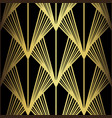 art deco pattern background in 1920s style vector image