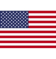 american flag image vector image