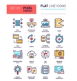 data organization and management vector image