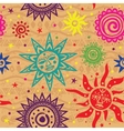 ethnic sun pattern vector image