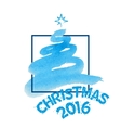 new year tree vector image