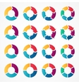 circle arrows infographic template vector image vector image