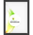 abstract modern flyer - brochure template vector image