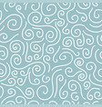 curly seamless pattern vintage beautiful vector image