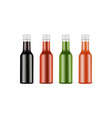 ketchup pesto hot sour soy sauce vector image