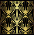 art deco pattern background in 1920s style vector image vector image