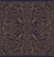 art deco gold black seamless pattern vector image vector image
