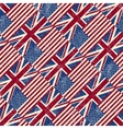 seamless pattern with flags vector image vector image
