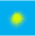 yellow retro vintage halftone style background vector image