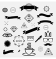 hipster set vector image vector image