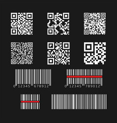 Qr code frame set Royalty Free Vector Image - VectorStock