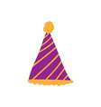 birthday hat hand drawn clipart isolated vector image