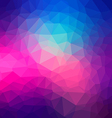 low polygon background vector image