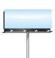 blank billboard vector image vector image