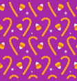 happy halloween seamless pattern background set vector image vector image