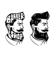 men with beard vector image