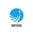 star space logo design development vector image vector image