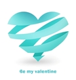 valentines day card eps8 vector image