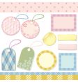 vintage elements set vector image vector image