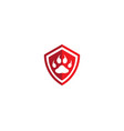 paw logo vector image