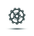 roller for bicycle vector image