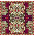 silk neck scarf or kerchief square pattern design vector image