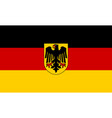 germany state flag vector image vector image