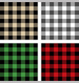 buffalo plaid seamless pattern vector image