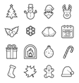 christmas icon vector image