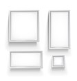 gallery frames vector image