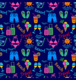 resort colorful seamless pattern vector image vector image