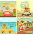 travel cards vector image vector image