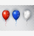 balloons in national colors american flag vector image