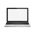 high detailed realistic of modern laptop vector image