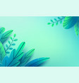 paper spring leaves background cut vector image